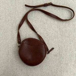 Portland Leather Brown Crossbody Bag